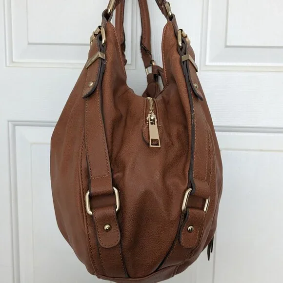 AldoWomen's Tote Satchel Bag Purse Brown .